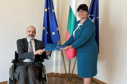 Заместник-министър Иванка Ташева се срещна с новоназначения посланик на Кипър в България
